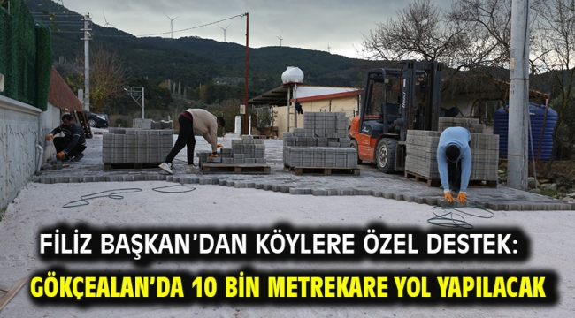 Filiz Başkan'dan Köylere Özel Destek: Gökçealan'da 10 Bin Metrekare Yol Yapılacak