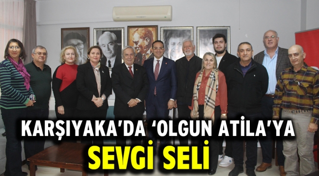 Karşıyaka'da 'Olgun Atila'ya Sevgi Seli