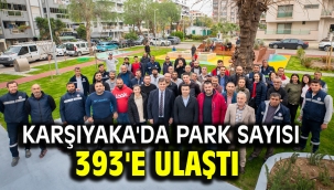 Karşıyaka'da park sayısı 393'e ulaştı