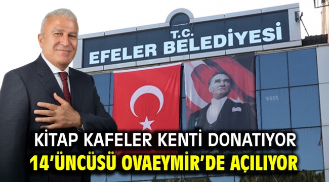 KİTAP KAFELER KENTİ DONATIYOR 14'ÜNCÜSÜ OVAEYMİR'DE AÇILIYOR