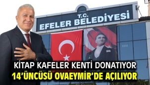 KİTAP KAFELER KENTİ DONATIYOR 14'ÜNCÜSÜ OVAEYMİR'DE AÇILIYOR