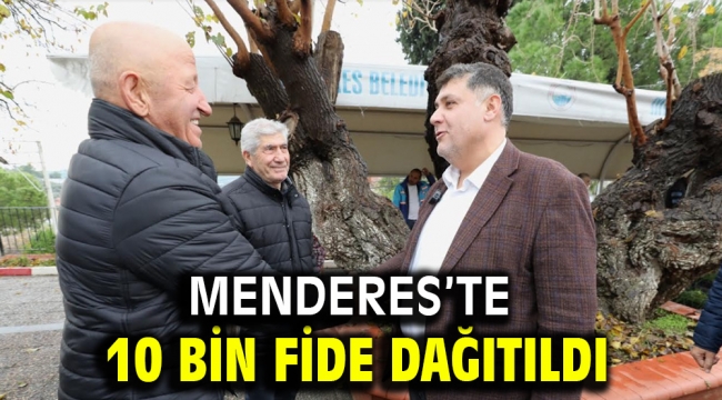 Menderes'te 10 bin fide dağıtıldı