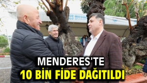 Menderes'te 10 bin fide dağıtıldı