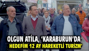 Olgun Atila, 'Karaburun'da Hedefim 12 ay Hareketli Turizm'