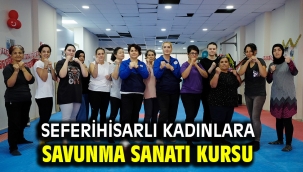 Seferihisarlı kadınlara savunma sanatı kursu