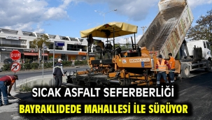 Sıcak Asfalt Seferberliği Bayraklıdede Mahallesi İle Sürüyor