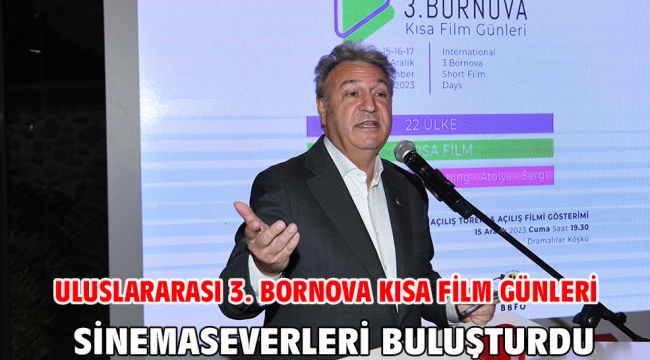 Uluslararası 3. Bornova Kısa Film Günleri  sinemaseverleri buluşturdu