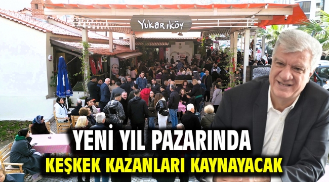 Yeni Yıl Pazarında Keşkek Kazanları Kaynayacak