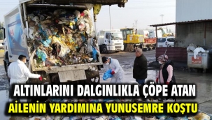 Altınlarını Dalgınlıkla Çöpe Atan Ailenin Yardımına Yunusemre Koştu