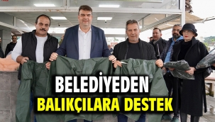 Belediyeden balıkçılara destek