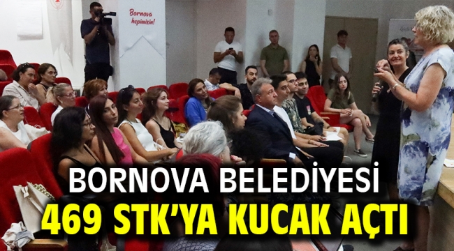 Bornova Belediyesi 469 STK'ya kucak açtı