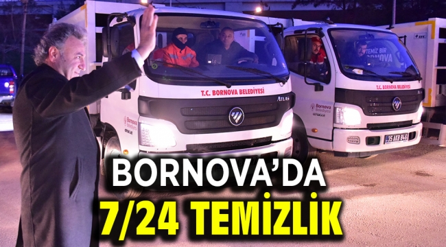 Bornova'da 7/24 temizlik