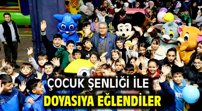 Çocuk Şenliği İle Doyasıya Eğlendiler