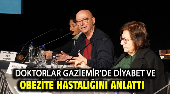 Doktorlar Gaziemir'de diyabet ve obezite hastalığını anlattı