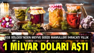 Ege Bölgesi'nden meyve sebze mamulleri ihracatı yıllık 1 milyar doları aştı