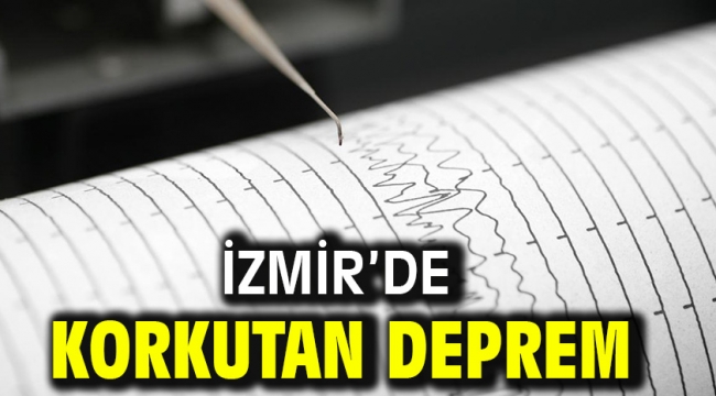 İzmir'de 5,1 büyüklüğünde deprem