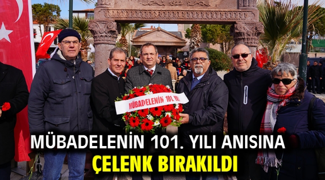 Mübadelenin 101. Yılı Anısına Çelenk Bırakıldı