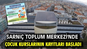 Sarnıç Toplum Merkezi'nde çocuk kurslarının kayıtları başladı