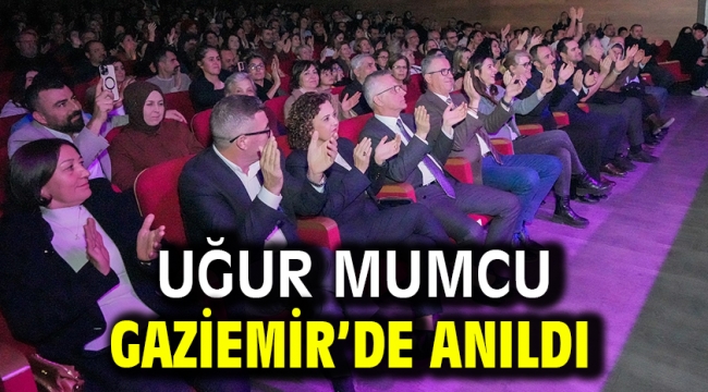 Uğur Mumcu Gaziemir'de anıldı