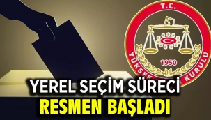 Yerel seçim süreci resmen başladı