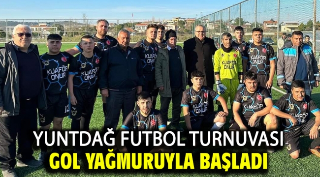 Yuntdağ Futbol Turnuvası Gol Yağmuruyla Başladı