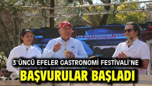 3'üncü Efeler Gastronomi Festivali'ne Başvurular Başladı