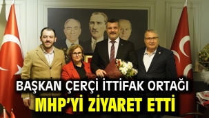 Başkan Çerçi İttifak Ortağı Mhp'yi Ziyaret Etti