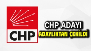 CHP adayı adaylıktan çekildi