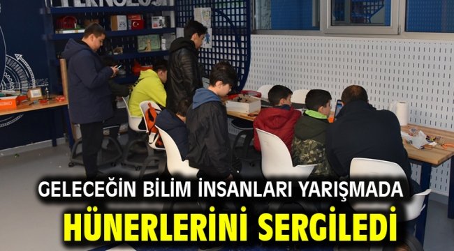 Geleceğin Bilim İnsanları Yarışmada Hünerlerini Sergiledi