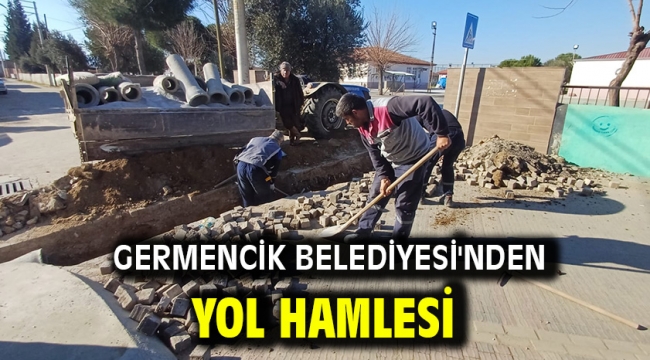 Germencik Belediyesi'nden Yol Hamlesi