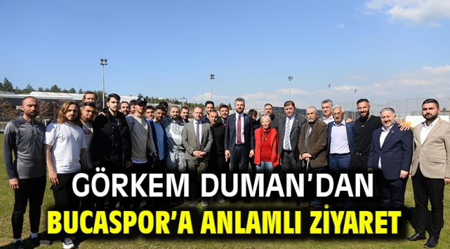 Görkem Duman'dan Bucaspor'a anlamlı ziyaret