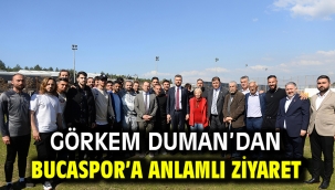 Görkem Duman'dan Bucaspor'a anlamlı ziyaret