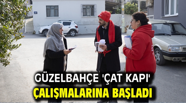 Güzelbahçe 'Çat Kapı' Çalışmalarına Başladı