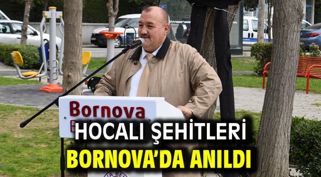 Hocalı Şehitleri Bornova'da anıldı