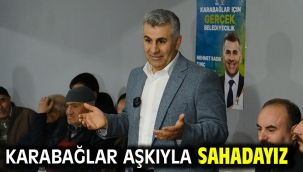 Karabağlar aşkıyla sahadayız