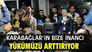 Karabağlar'ın bize inancı yükümüzü arttırıyor