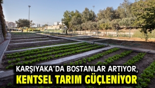 Karşıyaka'da bostanlar artıyor, kentsel tarım güçleniyor