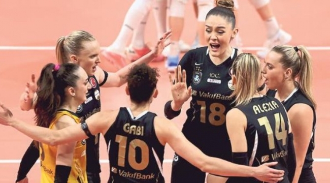 Vakıfbank gurbette Congeliano önünde