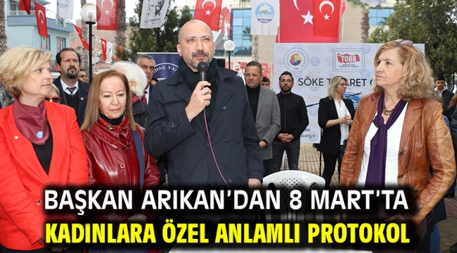 Başkan Arıkan'dan 8 Mart'ta Kadınlara Özel Anlamlı Protokol