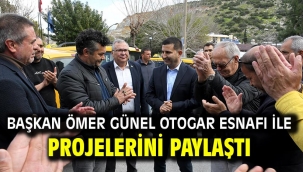 Başkan Ömer Günel Otogar Esnafı İle Projelerini Paylaştı