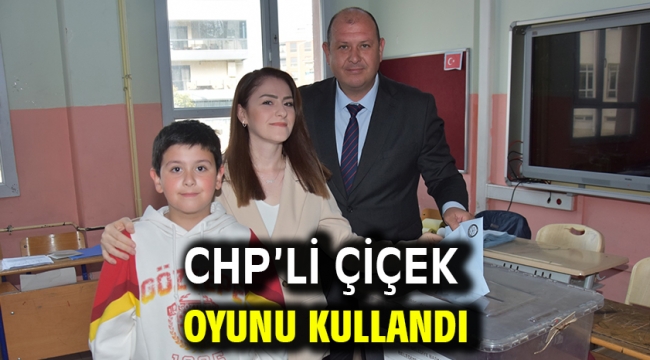 CHP'li Çiçek Oyunu Kullandı