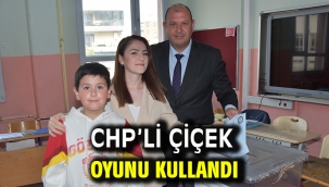CHP'li Çiçek Oyunu Kullandı