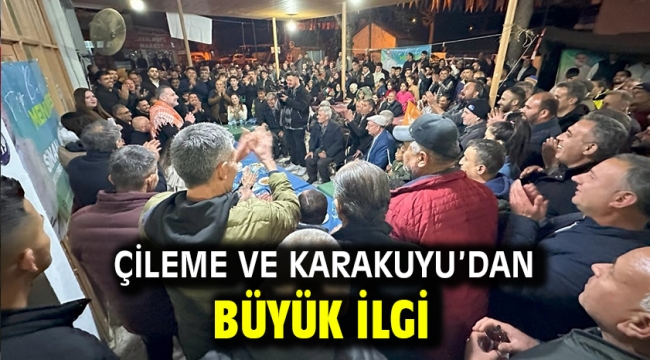 Çileme ve Karakuyu'dan büyük ilgi