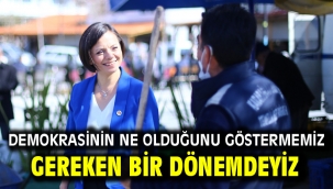 Demokrasinin ne olduğunu göstermemiz gereken bir dönemdeyiz