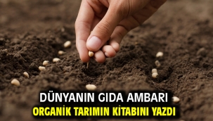 Dünyanın gıda ambarı organik tarımın kitabını yazdı 