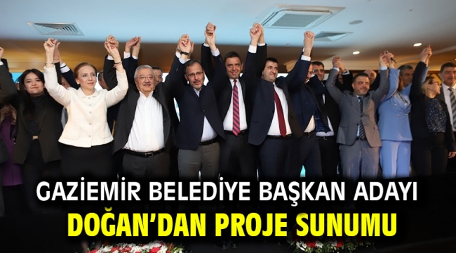  Gaziemir Belediye Başkan adayı Doğan'dan proje sunumu