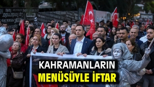 Kahramanların menüsüyle iftar