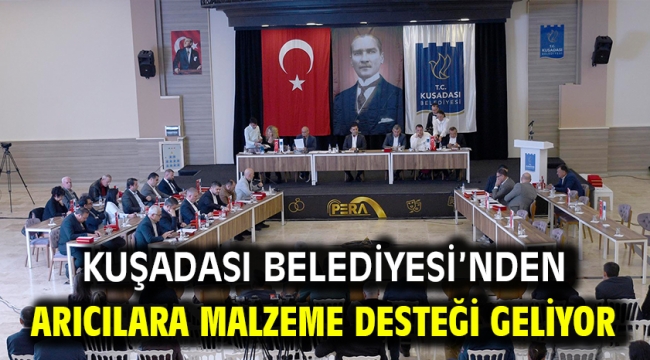 Kuşadası Belediyesi'nden Arıcılara Malzeme Desteği Geliyor