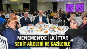 Menemen'de İlk İftar Şehit Aileleri Ve Gazilerle