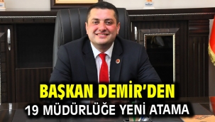 Başkan Demir'den 19 müdürlüğe yeni atama